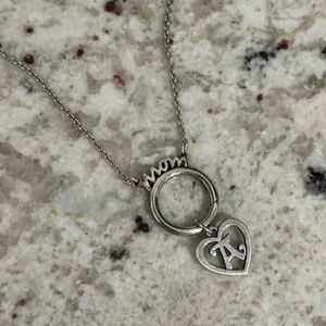 JAMES AVERY "Mom" Changeable Charm Necklace 18 in